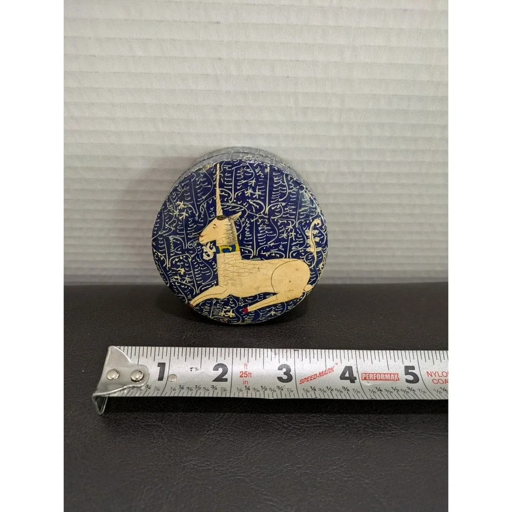 PEDDLER Paper Mache Unicorn Hand Painted Lacquered Trinket Box India‎